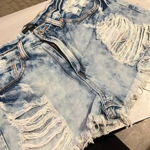 Jean shorts size large